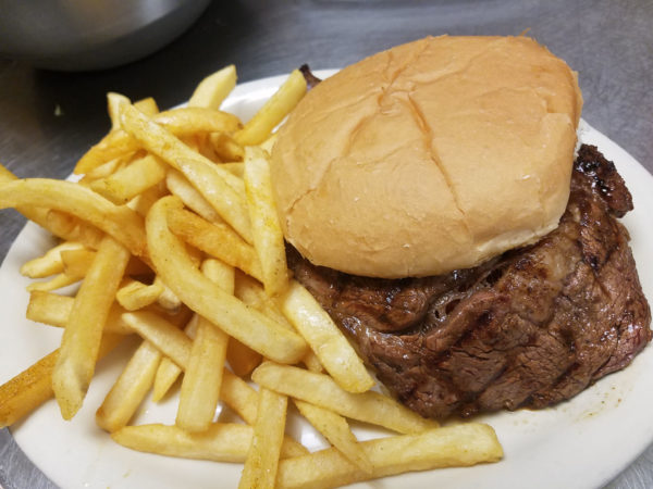 TUESDAY SPECIAL Ribeye Steak Sandwich Lukas BBQ Steakhouse