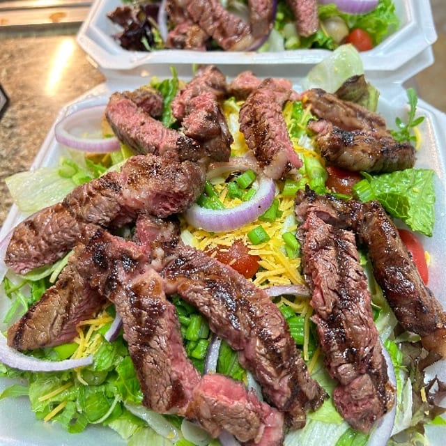 Ribeye Salad.