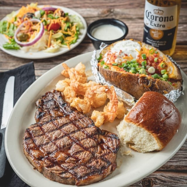 Steak & Shrimp.
