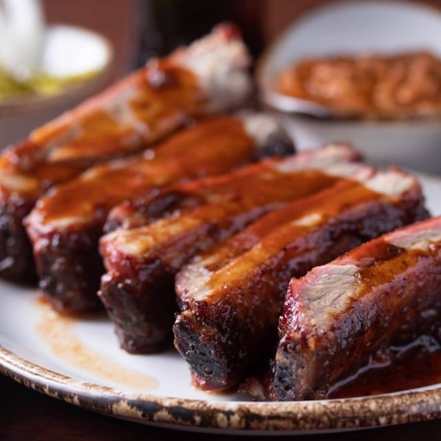 Pork Rib Dinner.