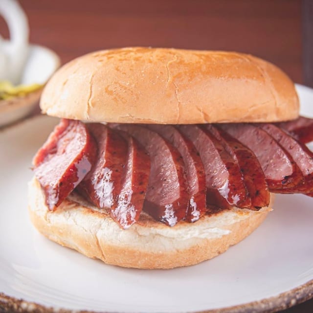 Link Sausage Sandwich.